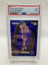 Cameron Brink 2024 Prizm #143 RC ROOKIE BLUE VELOCITY PSA 9 