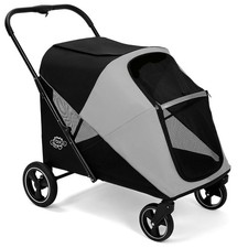 Dog Stroller for Large  Medium Dogs, 4 Wheels Pet Stroller for Large Dogs up...