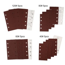 Efficient Sanding Discs for Wood Products 20pcs 93x185mm Flocking Sandpaper