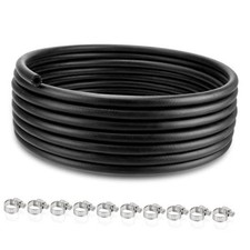 5/16 Fuel Line Hose 25FT, SAE 30R7 NBR Rubber, 300 PSI, Black 25FT 5/16 25ft