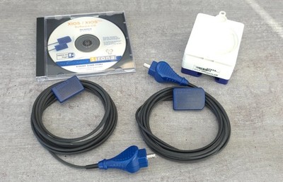 2x Sirona Xios Plus Größe 1/2 D3495 Size Dental Sensor mit Prüfkörper Zahnarzt