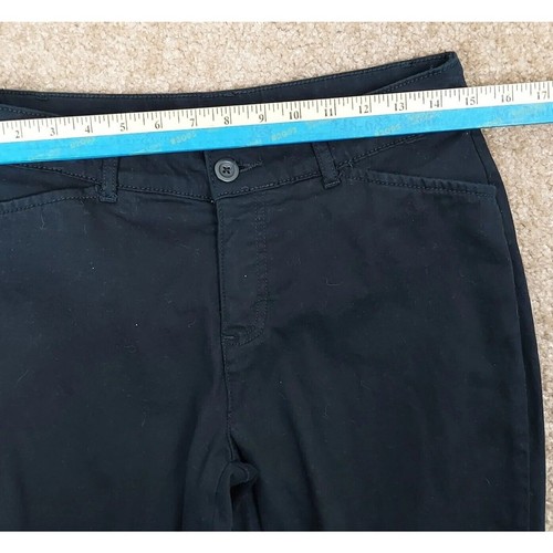 Style And Co Womens 10p Black Capri Crop Pants Knee Length Summer Golf - Picture 7 of 9