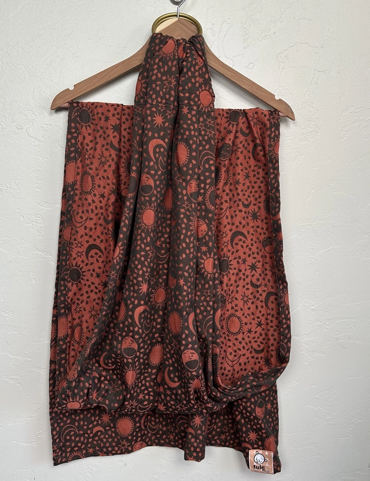 Tula Celestial Sunrise 100% Cotton Ring Sling Baby Carrier Size S/M 8-35 Lbs