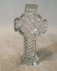 Waterford Crystal Glass Standing Celtic Cross 5.5" Vintage religious statue