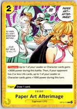 PAPER ART AFTERIMAGE - OP13-115 - CARRYING ON HIS WILL - ONE PIECE - NM