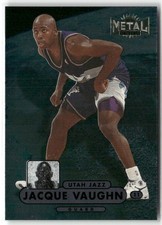 1997-98 SKYBOX METAL UNIVERSE CHAMPIONSHIP PREVIEW JACQUE VAUGHN UTAH JAZZ #69