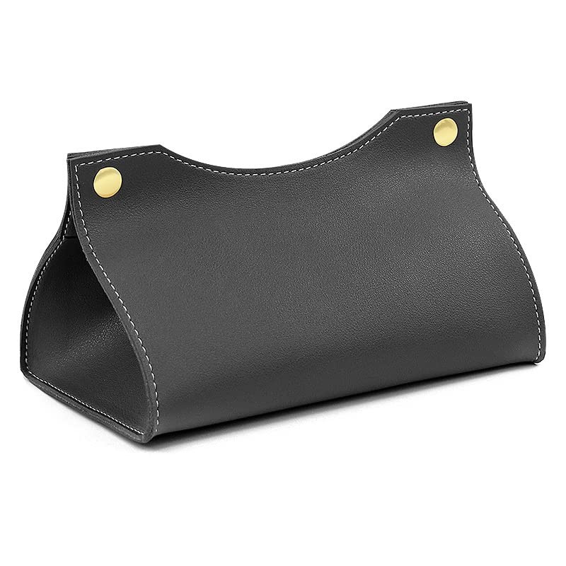 Boîte à mouchoirs cuir finie la boîte en carton moche avec ce distributeur design