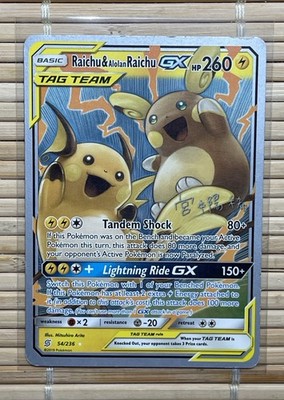 Raichu & Alolan Raichu-GX World Championship 2019 54/236