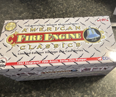 National Motor Museum Mint 1997 Seagrave Fire Pumper Diecast Model