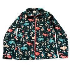 Columbia Benton Springs II Printed Fleece Youth Size XL Jacket Full Zip Pockets