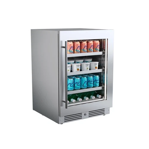 Landmark L3124UI1BGRH 24"W 154 Can Capacity Beverage Cooler - Panel Ready - Picture 12 of 12