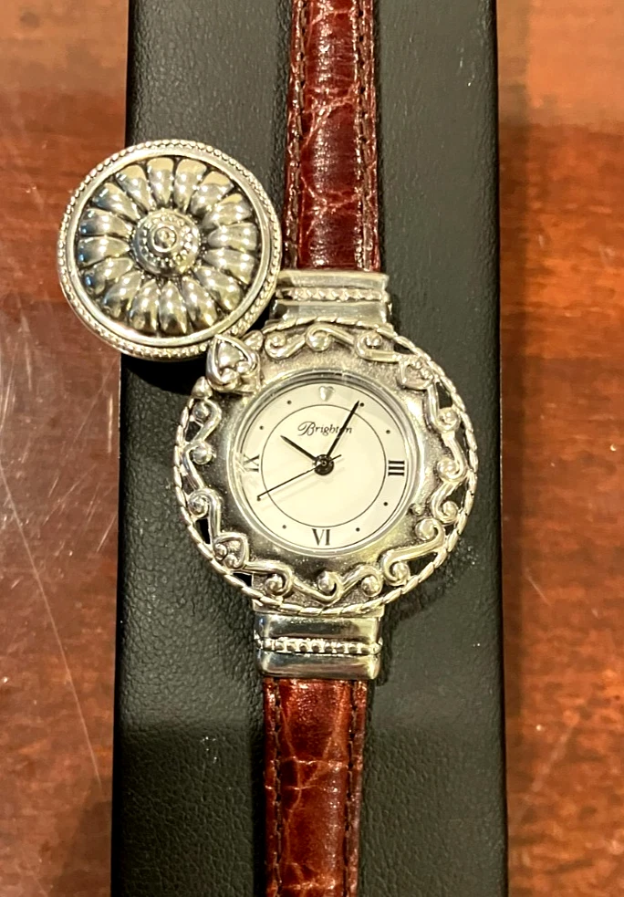 Brighton Gold and Silver Round Face Bracelet Watch Brighton Gold Wristwatches for sale | eBay main image 2