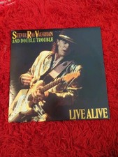 Stevie Ray Vaughan & Double Trouble Live Alive E2 40511 1986 EX/EX