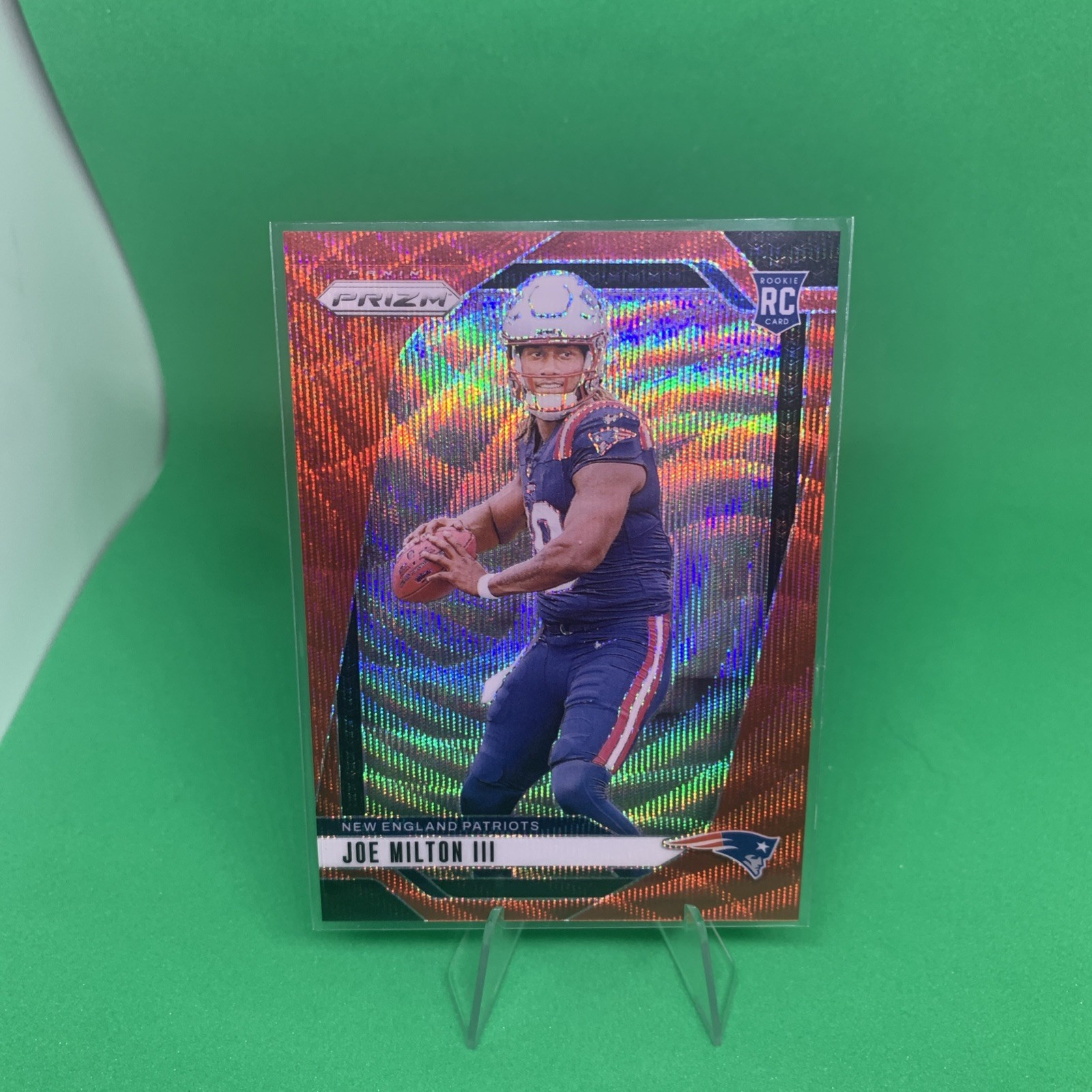 2024 Panini Prizm  Joe Milton III (RC) #354 Red Wave Prizm🔥# /149 (RC) 🔥