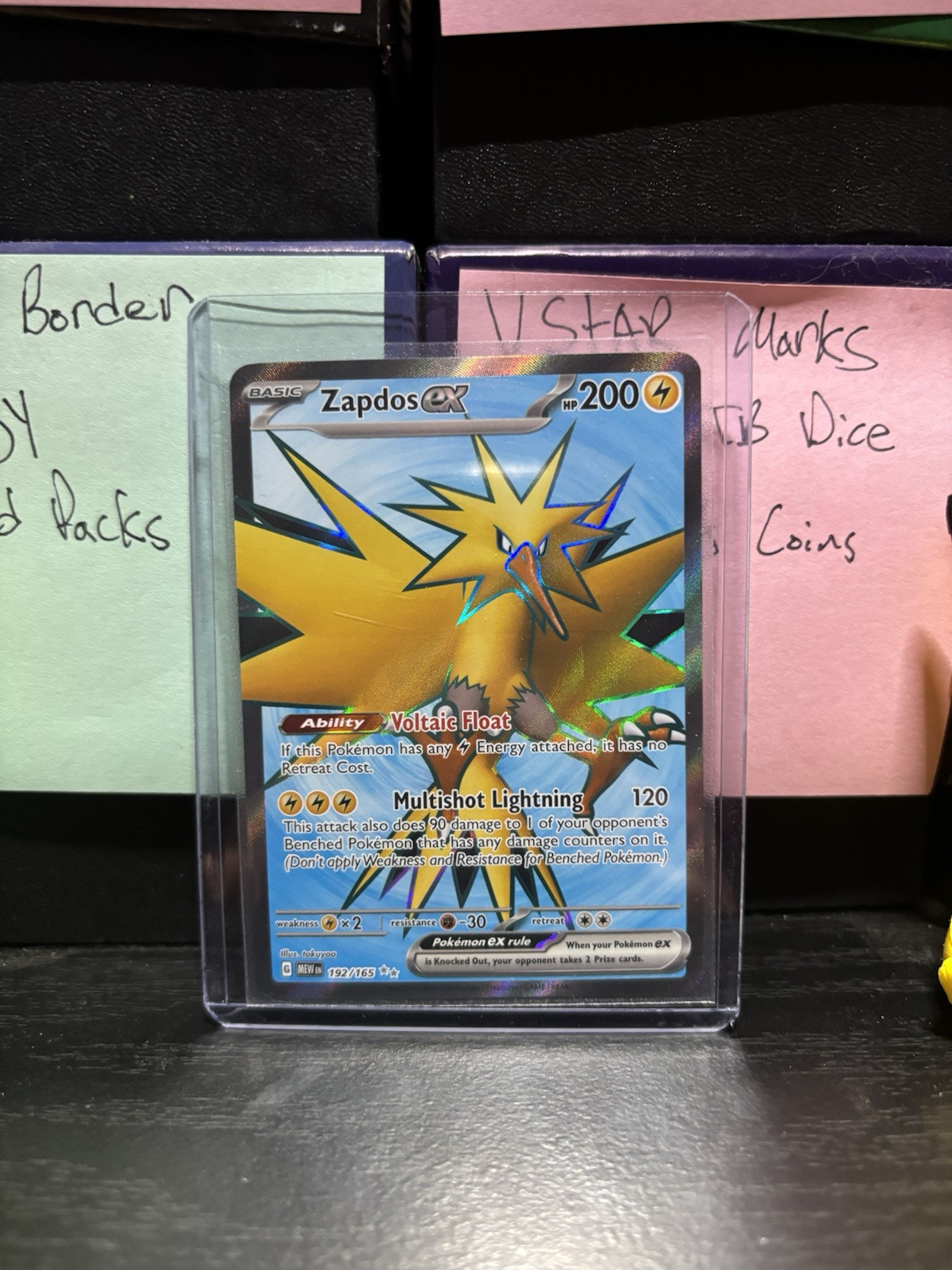 Zapdos ex 192/165 Sv: Scarlet & Violet 151 Holo