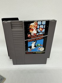 Super Mario Bros And Duck Hunt NES Game Cartridge & Manual & Sleeve NO Box