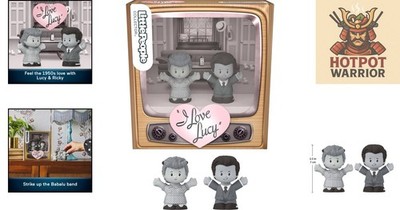 Iconic I Love Lucy 2.76'' Figure Set with Lucy and Ricky - Perfect
