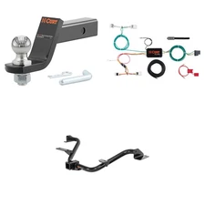 CURT Tow Package 2in Trailer Hitch, Wiring, #45056 Ball Mount Pin & Clip, 13165