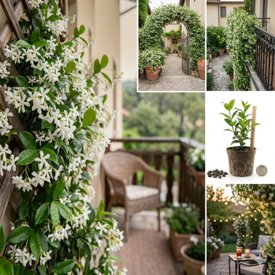 100 Star Jasmine Seeds Climbing Vine Fragrant Flower Cold Hardy Garden  Planting | eBay