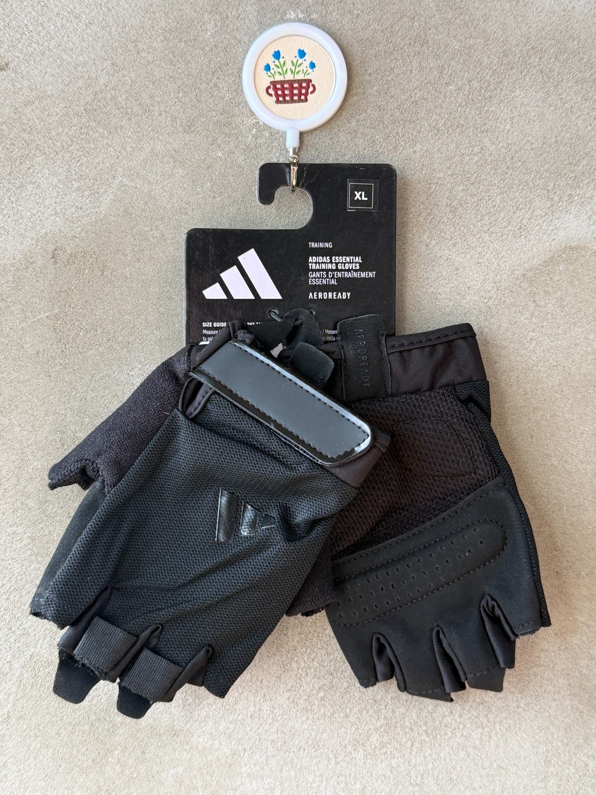 Adidas Essential Training Gloves Unisex Sports Gym Proection Gloves Black NWT 6890₽