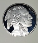 1 Oz Golden State Silver Buffalo Round .999 Fine Encapsulated.