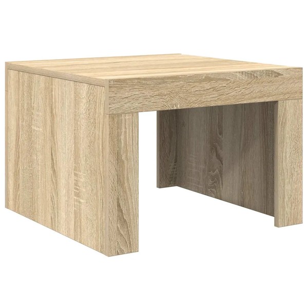Tinkaro Couchtisch Sonoma-Eiche 50X50X35 Cm Spanplatte-image