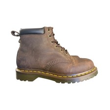 Dr Martens 939 Ben Combat Boot Brown Crazy Horse Leather Women US 7
