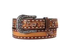 Nocona Western Belt Womens Name Blank Leather Brown N320008702