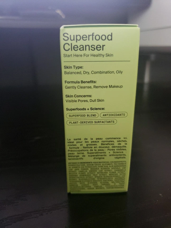 Youth to the People ~ Limpiador superalimento vitaminas espinacas col rizada + té verde ~ 2 oz Foto 2 de 4