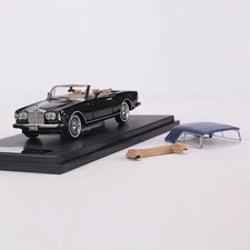 Vintage 1:64 Rolls-Royce Corniche IV Black Convertible Diecast Model