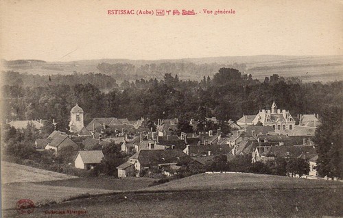 #42665 Estissac (Aube), France 1900s. Set of 5 unused genuine postcards - Picture 3 of 7