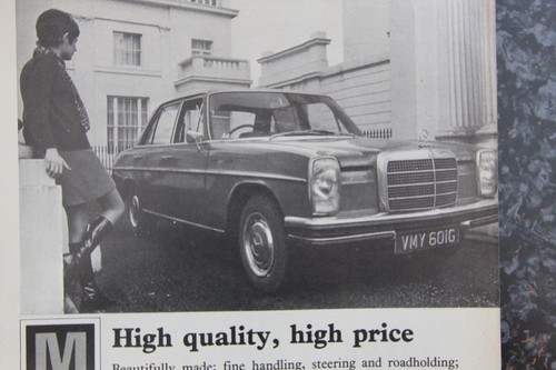 Original 1970 Motor mag road test No 9/70: MERCEDES-BENZ 250