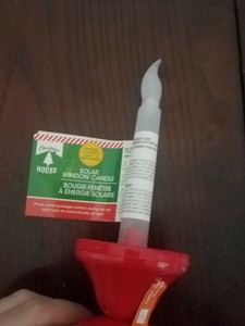 Christmas House Solar Powered Led Window Candles 6 25 Fast Ship Ebay