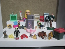 Dollhouse Mixed Lot Furniture Accessory Figure Plus More 