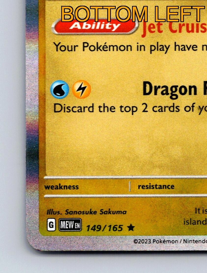 dragonite pokemon card 180 SV2a] 149/165RMaster Ball Reverse Holo Evolves from Dragonair Type Dragonite Holo 149/165 Rare 151
