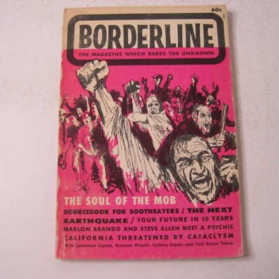 Borderline The Magazine Which Dares The Unknown Vol. 1 No. 2 - October 1964
