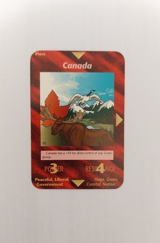 INWO Illuminati New World Order CANADA - 1995 Unlimited Edition *RARE CARD* - Bild 1 von 2