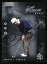 Arnold Palmer 2001 SP Authentic Honor Roll #HR15 Golf Card