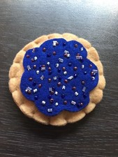 Handmade Felt Cookie Birth Control Case Cozy
