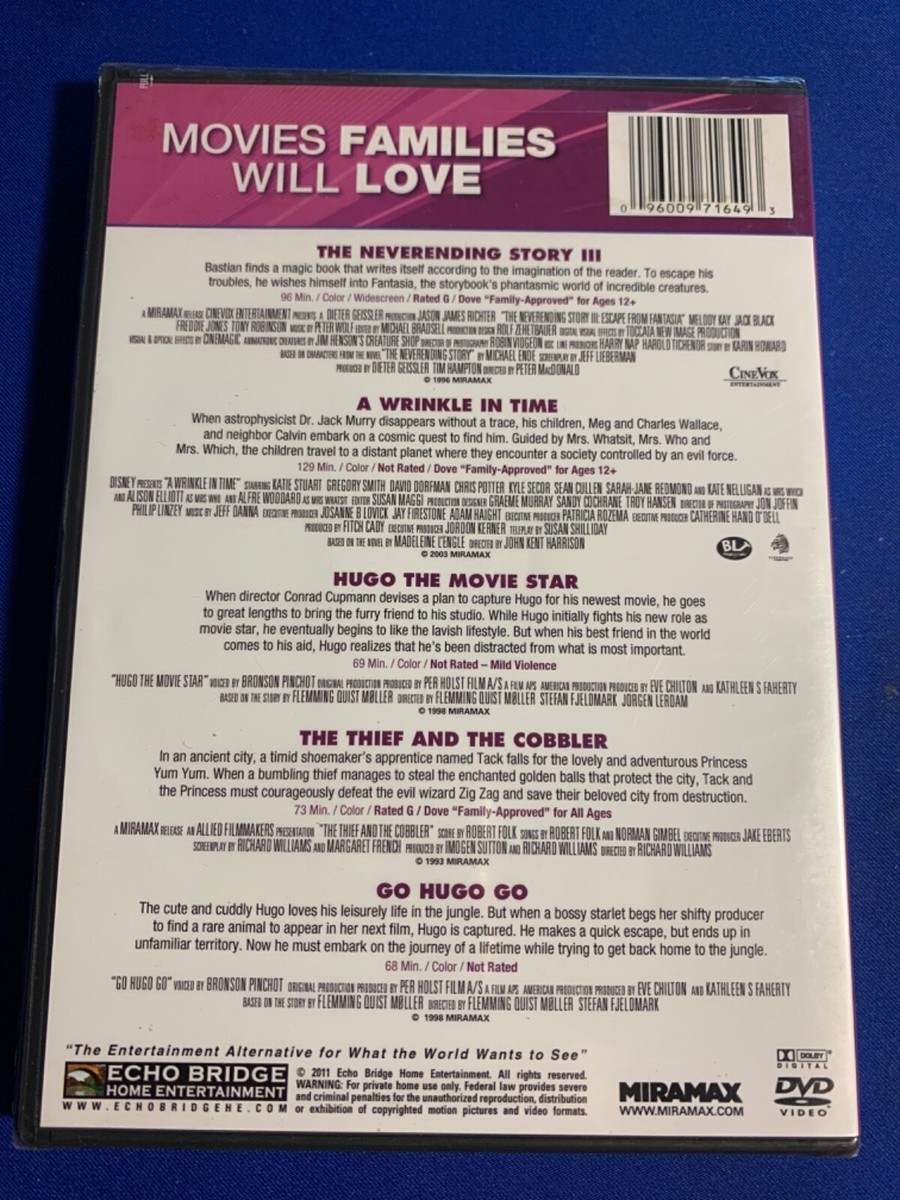 5-Movie Collection Families will Love (DVD) …..NEW & FACTORY