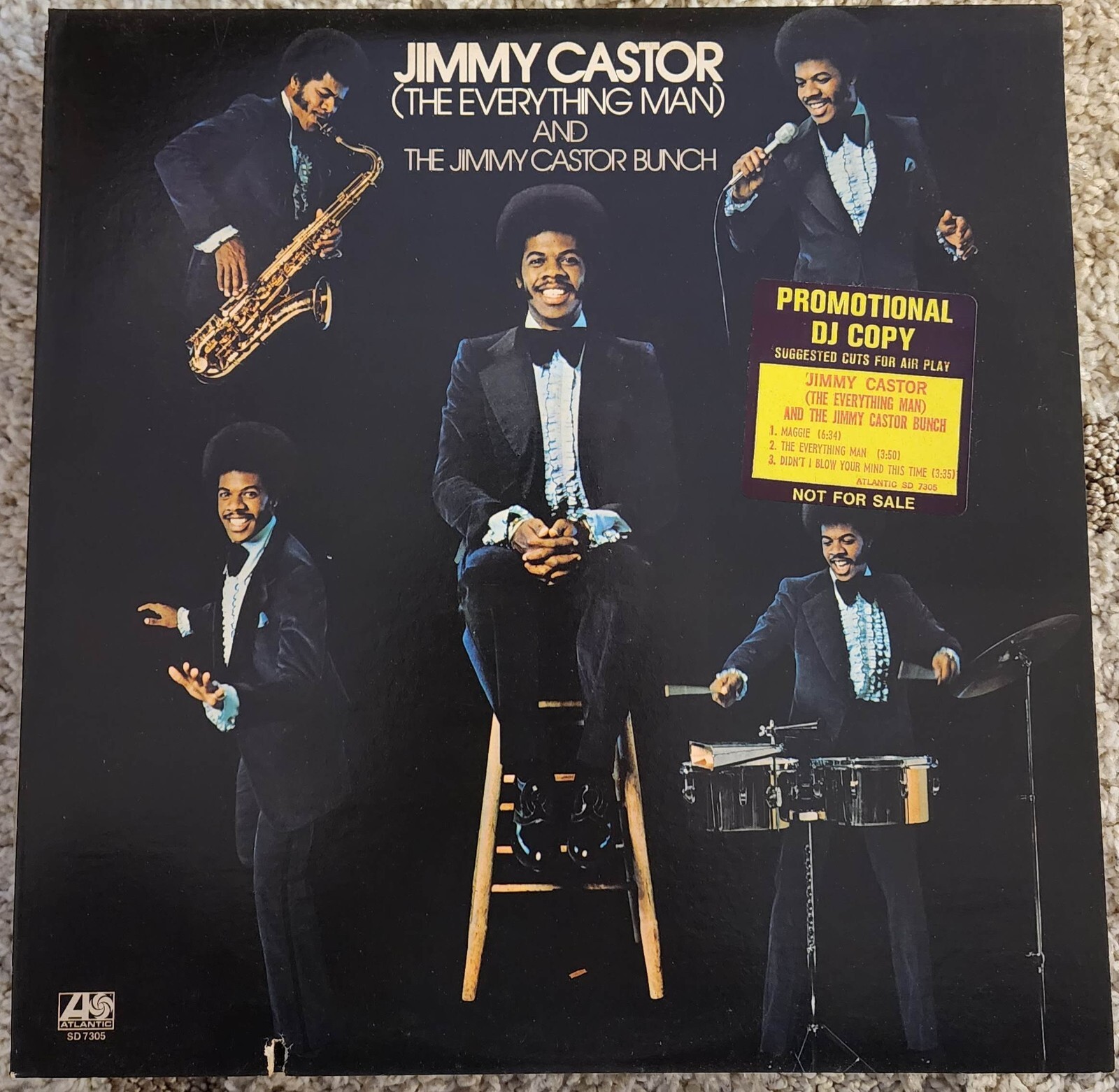 JIMMY CASTOR: The Everything Man 1974 Promo Sleeve Vinyl LP SD 7305 | eBay