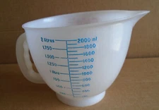 Tupperware Mix N Store 8 Cup Measuring Batter Bowl #500  sa