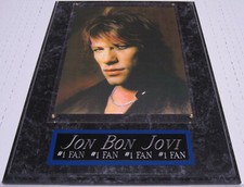 #1 FAN JON BON JOVI FRAMED 8X10 ART PRINT/PHOTO-12X15 WALL PLAQUE DISPLAY DECOR