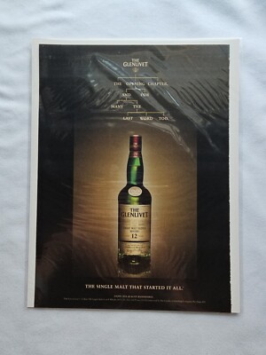 2011, The Glenlivet Whiskey Proof Print Ad, Approx 8X10, (CP39)