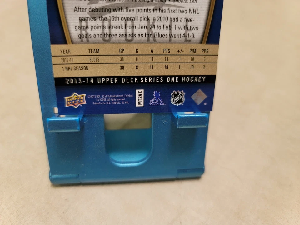 2013-14 Upper Deck MVP Gold Script #60 Vladimir Tarasenko /100 - Image 3 of 3