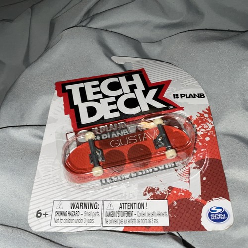Tech Deck PlanB GUSTAVO Patineta Común Diapasón Rojo Nuevo - Imagen 5 de 19