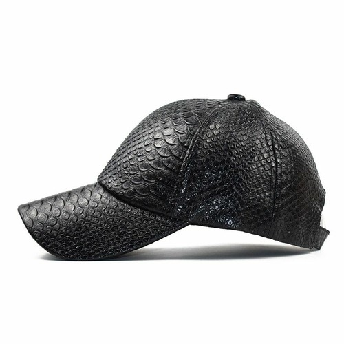 1pc Solid Winter Leather Cap Casual 