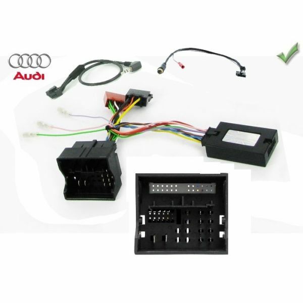Interface commande au volant Audi A1 2010+ pour récupération Can-Bus Fakra