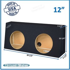 Chevy Silverado Single Cab / Regular Cab 12" Dual Sub Box Subwoofer Enclosure