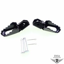 Enduro Cross Fußrasten Set schwarz für Yamaha DT50 MX DT 80 MX